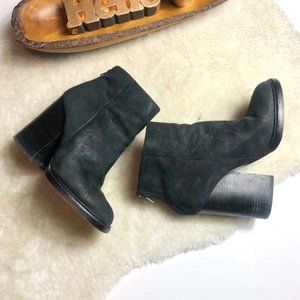 *ASH | Delire Suede Block Heel Bootie Size 39/8.5-9